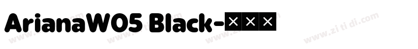 ArianaW05 Black字体转换 ArianaW05 Black字体转换